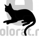 Sticker Decorativ Pisica - 2002