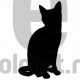 Sticker Decorativ Pisica - 2001