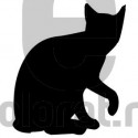 Sticker Decorativ Pisica - 2011