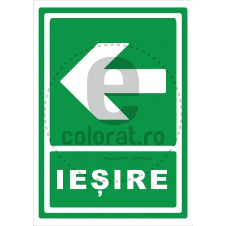 Directie de Evacuare Stanga Iesire