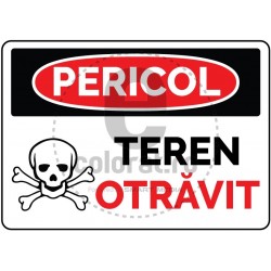 Pericol Teren Otravit